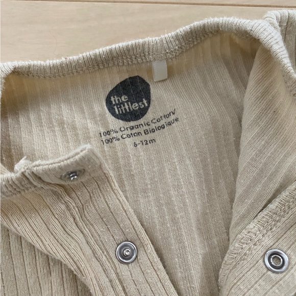 100% Organic Cotton, The Littlest, 6-12M, knit pants and ribbed long sleeve - Picture 3 of 6